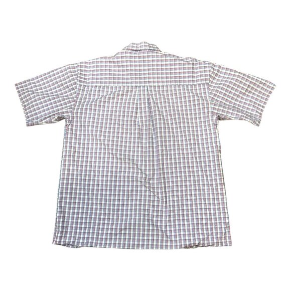 Wrangler George Strait XL Plaid Short Sleeve Button-Up Western Cowboy Shirt READ - Picture 3 of 6